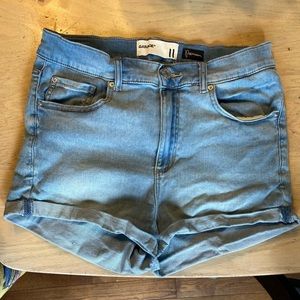 Garage Super Soft High Rise Denim Shorts